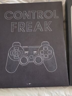Control Freak Printed Wall Art Canvas - Black